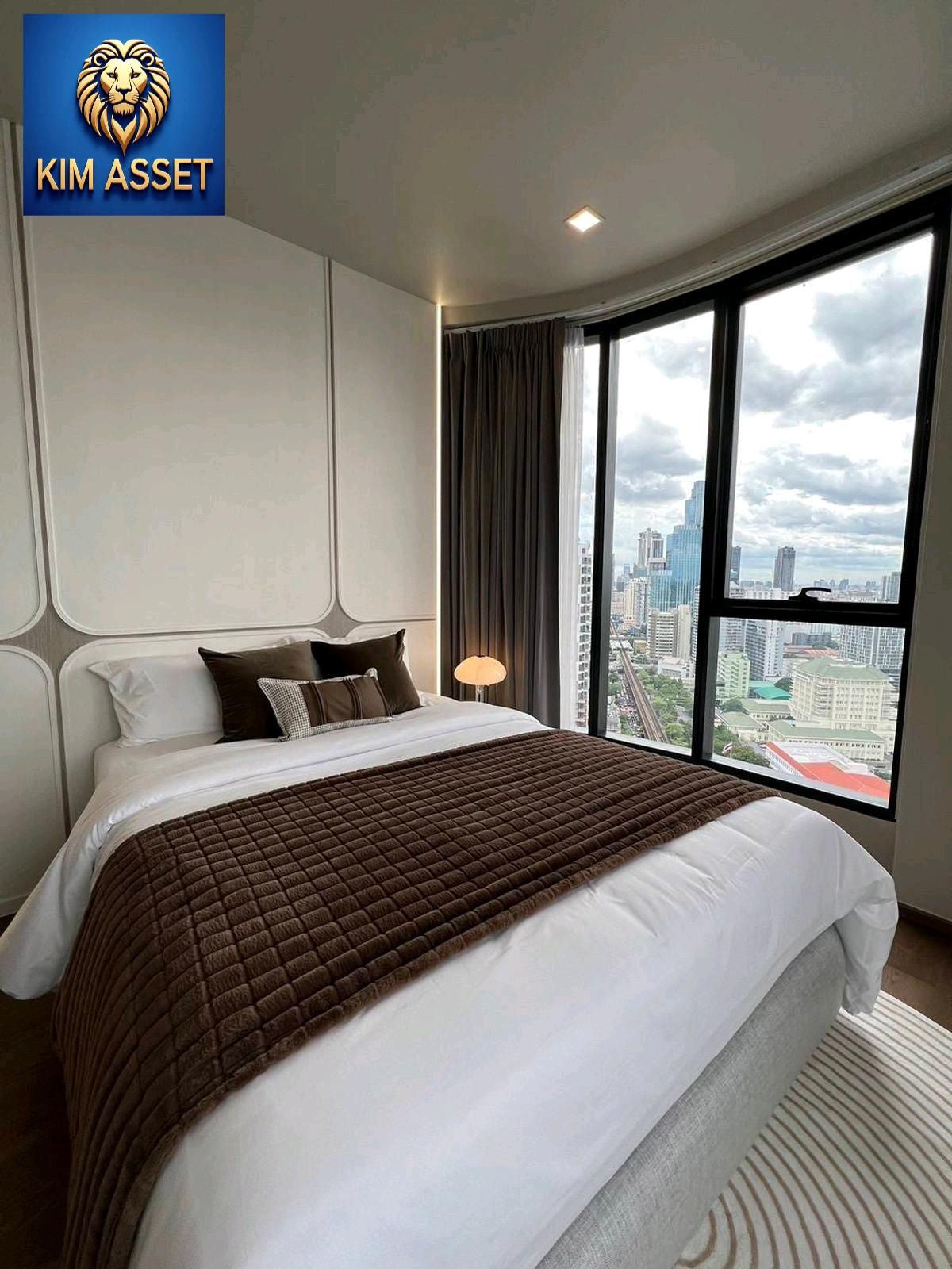 IDEO Q VICTORY PHAYATHAI 📍📈72SQM. 🛏2BED 1BATH🛁 32FL🛗 60,000฿/Months