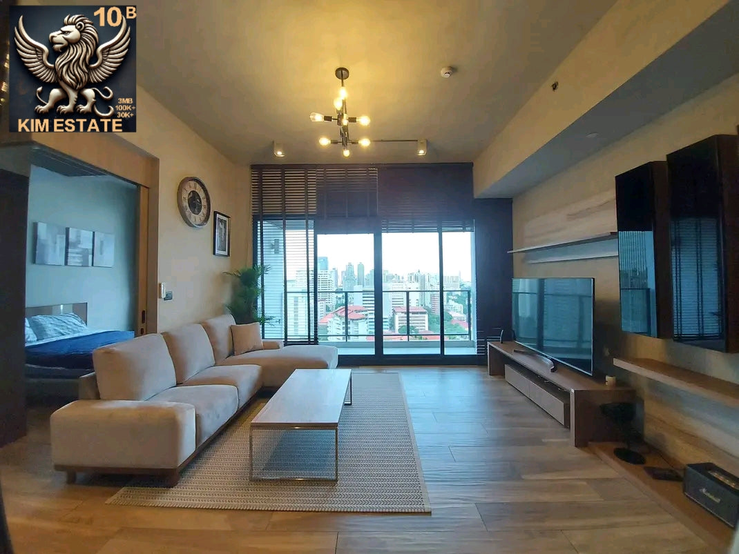 💎𝐓𝐇𝐄 𝐋𝐎𝐅𝐓 𝐀𝐒𝐎𝐊𝐄 (𝐌𝐑𝐓 เพชรบุรี) ชั้น 𝟐𝟎 วิวสวย, 𝟖𝟔ตรม. 𝟐 ห้องนอน, 𝟐 ห้องน้ำ 𝟕𝟓,𝟎𝟎𝟎.-/เดือน