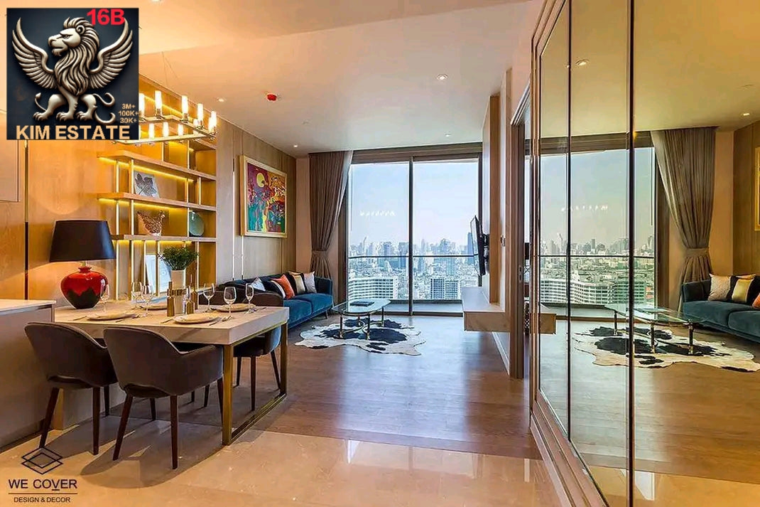 HIGH CLASS INTERIOR MAGNOLIA WATERFRONT RESIDENCES ICONSIAM 60SQM. 1BED1 FL3X 1 75,000/MONTH