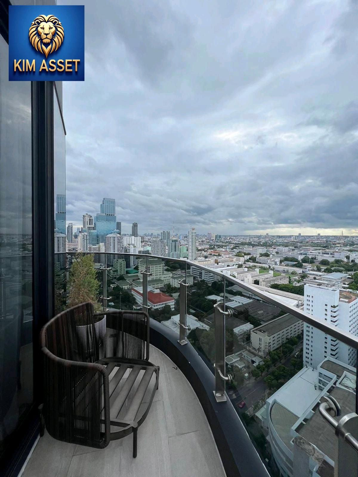 IDEO Q VICTORY PHAYATHAI 📍📈72SQM. 🛏2BED 1BATH🛁 32FL🛗 60,000฿/Months