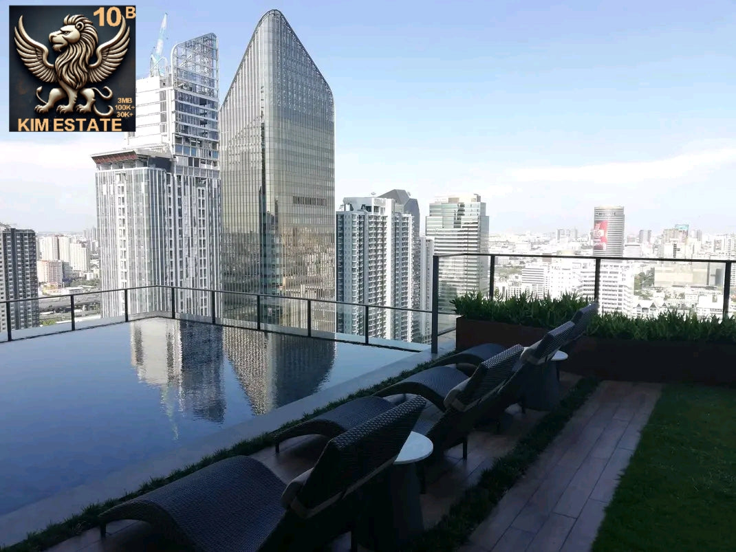 💎𝐓𝐇𝐄 𝐋𝐎𝐅𝐓 𝐀𝐒𝐎𝐊𝐄 (𝐌𝐑𝐓 เพชรบุรี) ชั้น 𝟐𝟎 วิวสวย, 𝟖𝟔ตรม. 𝟐 ห้องนอน, 𝟐 ห้องน้ำ 𝟕𝟓,𝟎𝟎𝟎.-/เดือน