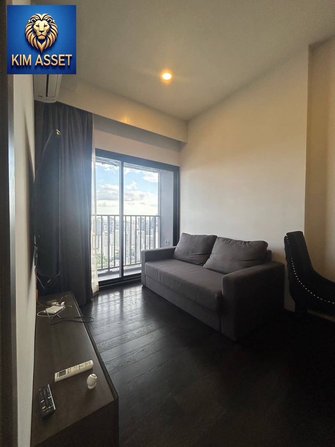 PARK ORIGIN THONGLOR THONGLOR📍📈32SQM. 🛏1BED 1BATH🛁 45TH🛗 33,000฿/Months