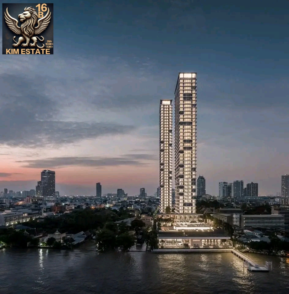 CHAPTER CHAROENNAKORN RIVERSIDE VIEW 26SQM 1BED1 18FL 17,500