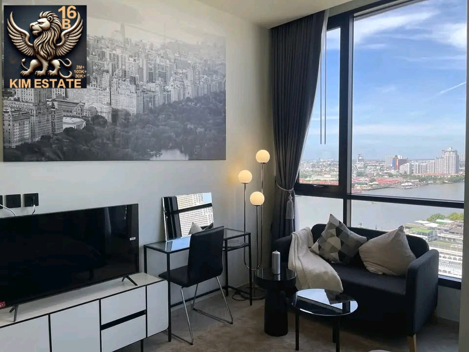 CHAPTER CHAROENNAKORN RIVERSIDE VIEW 26SQM 1BED1 18FL 17,500